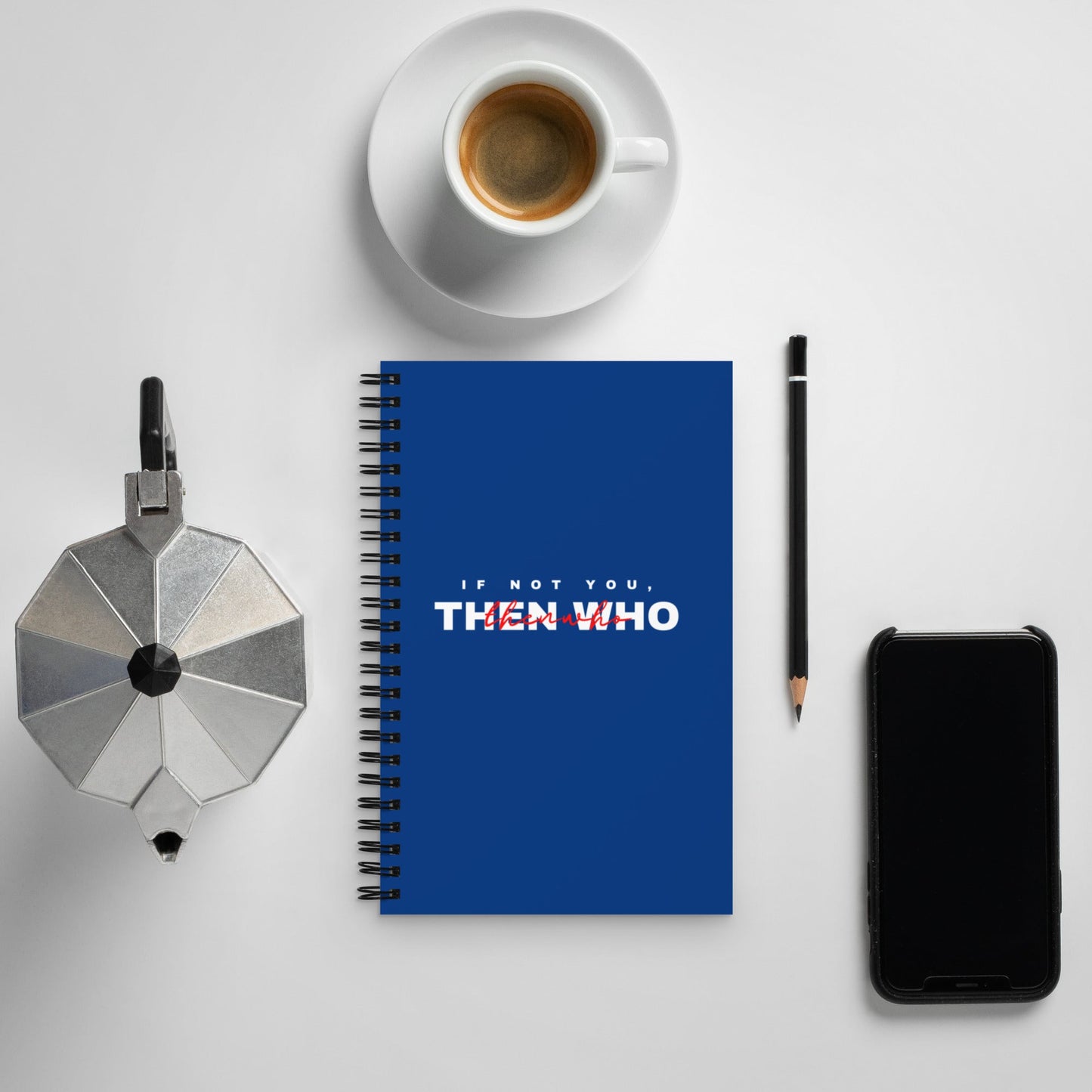 The Notebook - Dark Cerulean - The Then Who Brand Shop