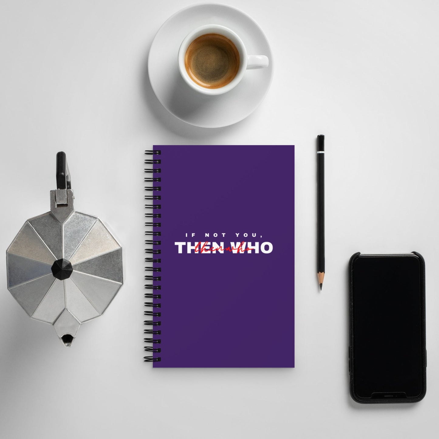 The Notebook - Purple - The Then Who Brand Shop