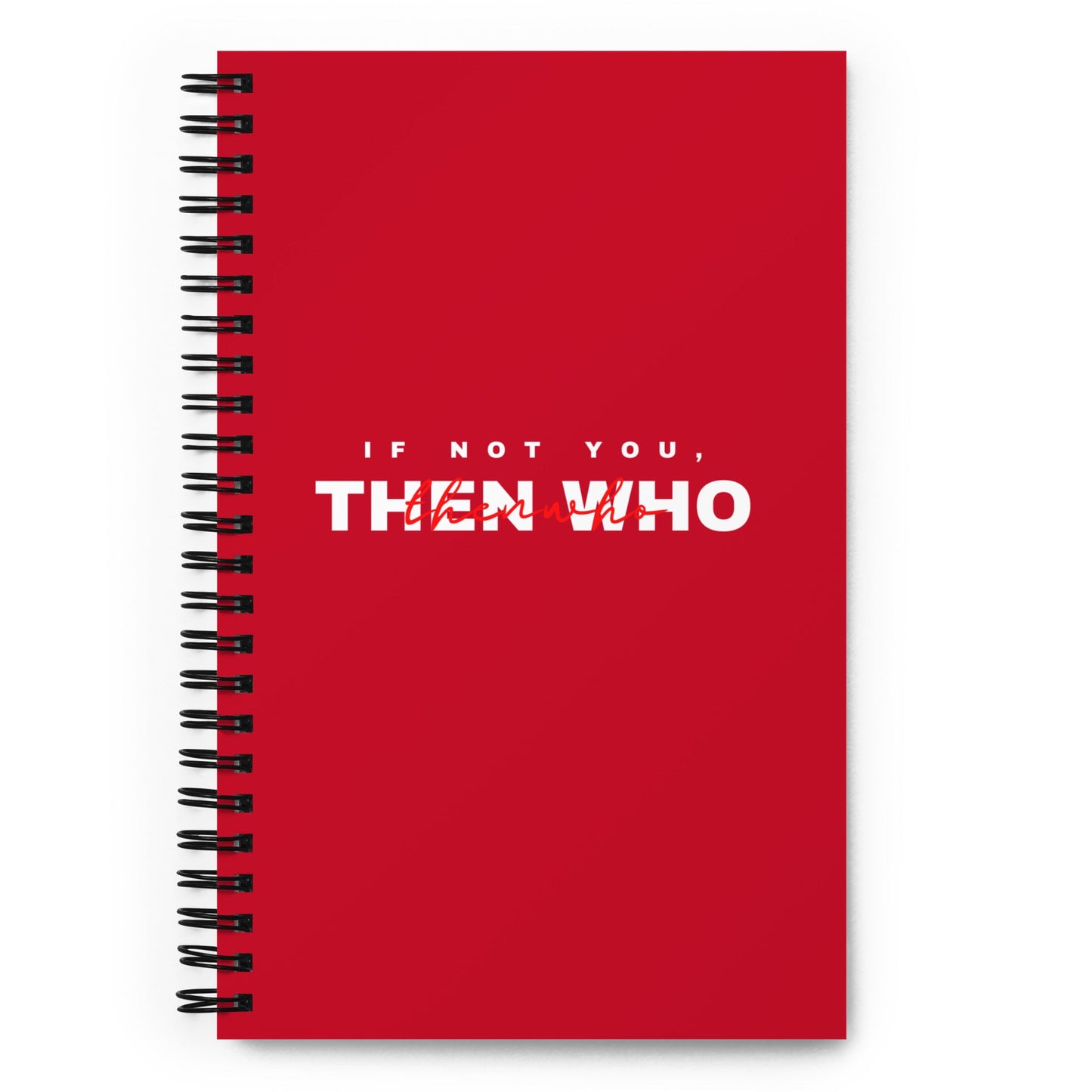The Notebook - Red - The Then Who Brand Shop