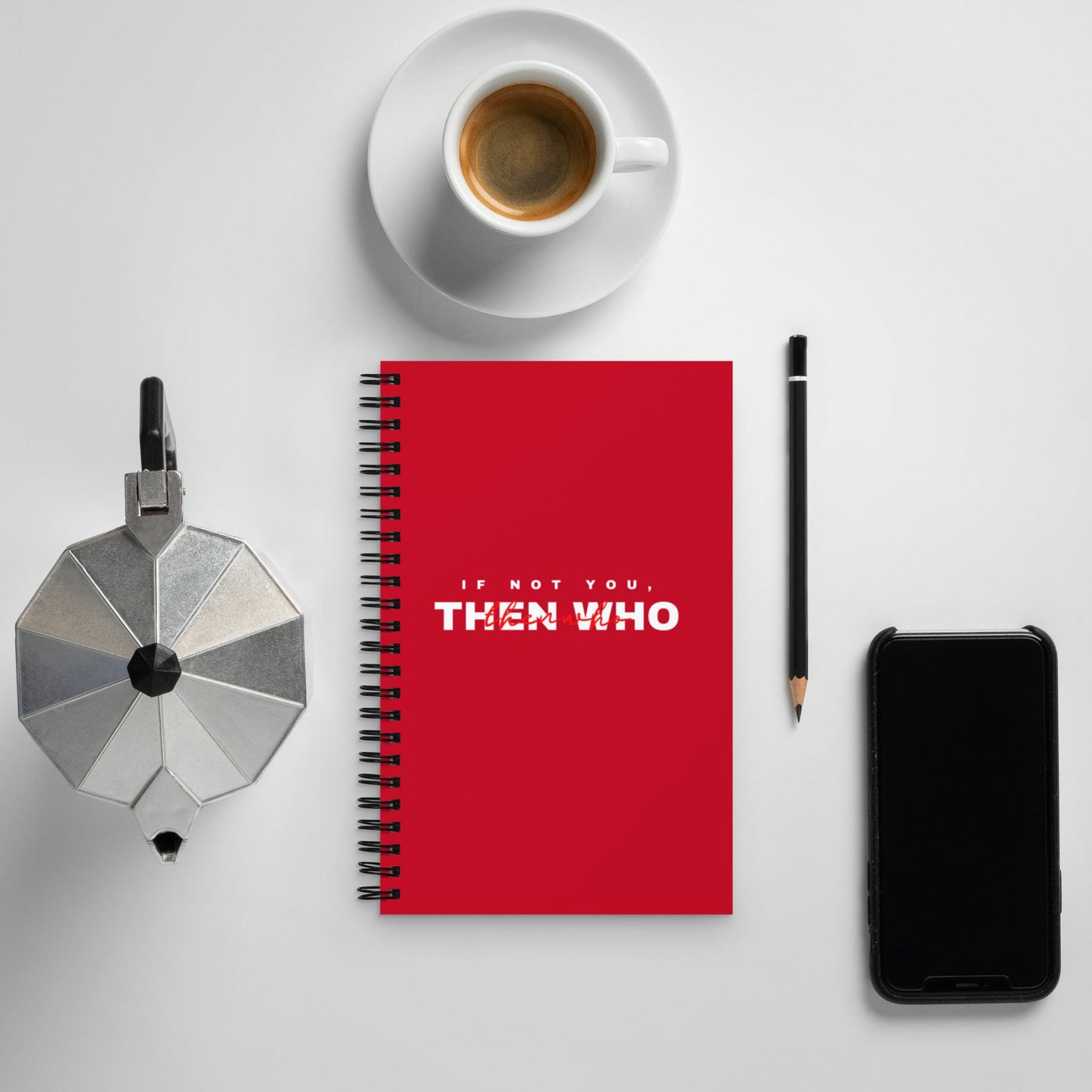 The Notebook - Red - The Then Who Brand Shop