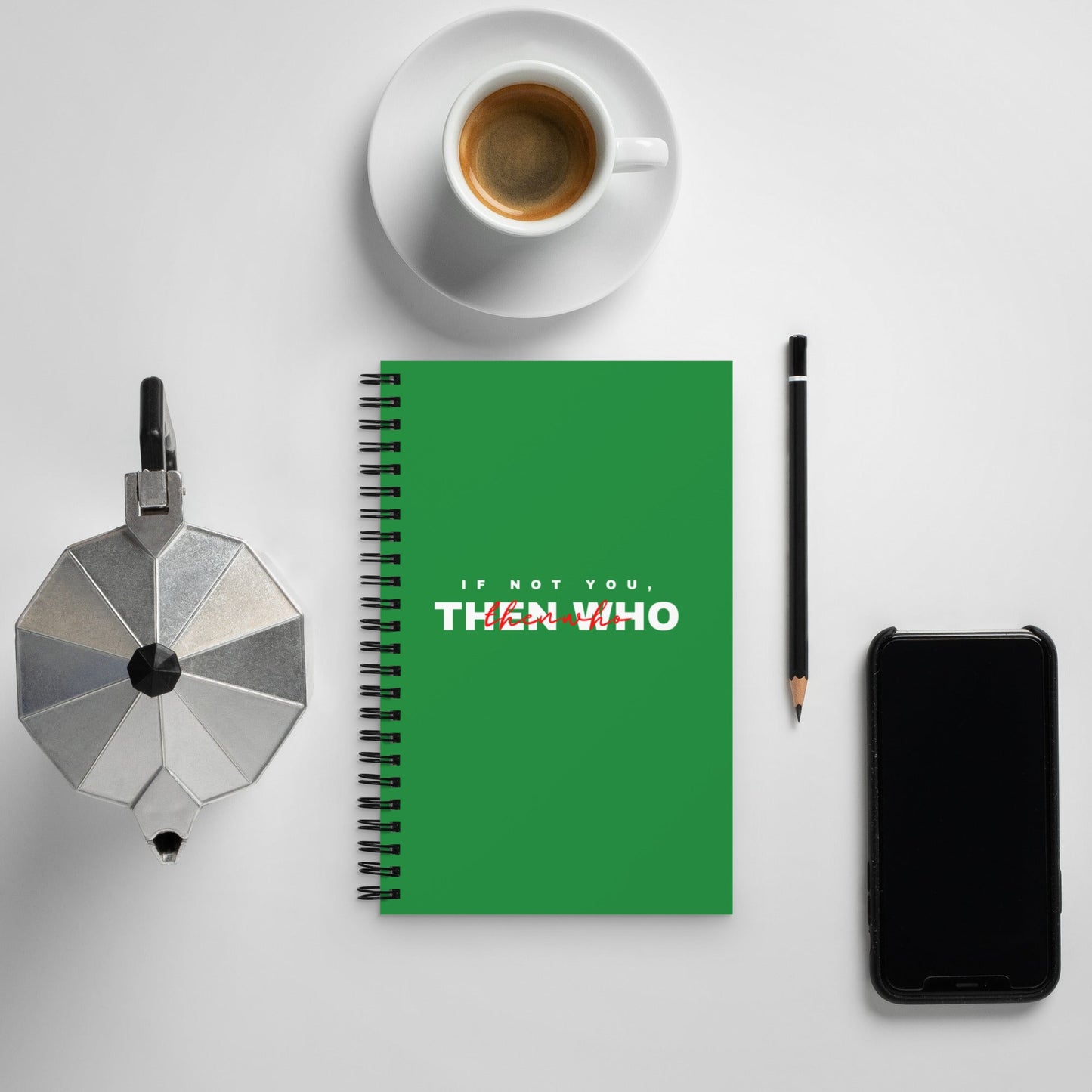 The Notebook - Sea Green - The Then Who Brand Shop