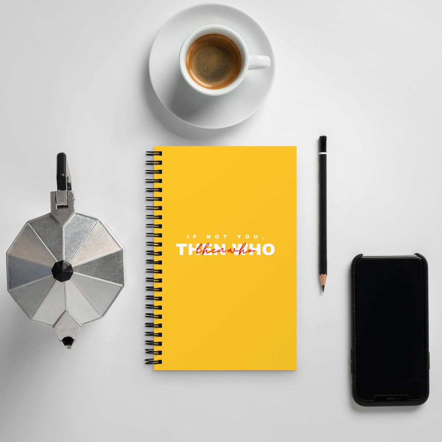 The Notebook - Yellow - The Then Who Brand Shop