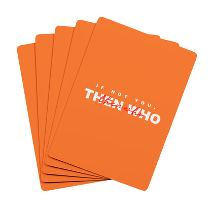 Playing Cards - Orange Single Deck
