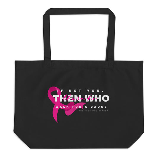 Pink Ribbon Power - Large Tote Bag