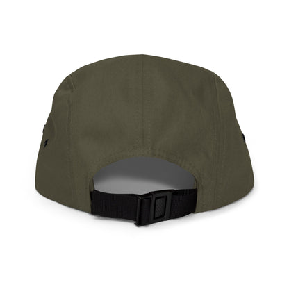 The Classic Logo - Black Embroidered - 5 Panel Cap - The Then Who Brand Shop