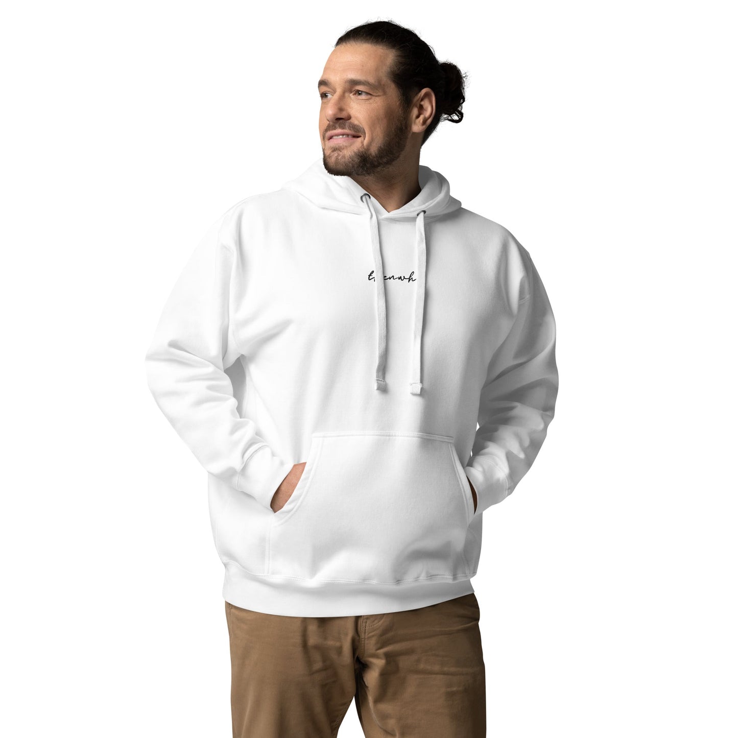 The Classic Logo - Black Embroidered Hoodie - The Then Who Brand Shop