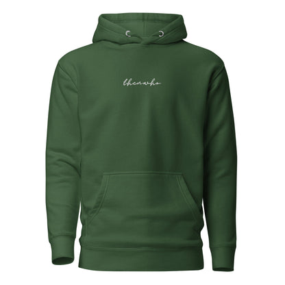 The Classic Logo - Embroidered Hoodie - The Then Who Brand Shop