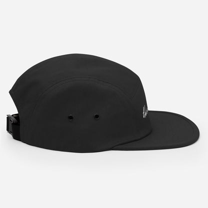 The Classic Logo - White Embroidered - 5 Panel Cap - The Then Who Brand Shop