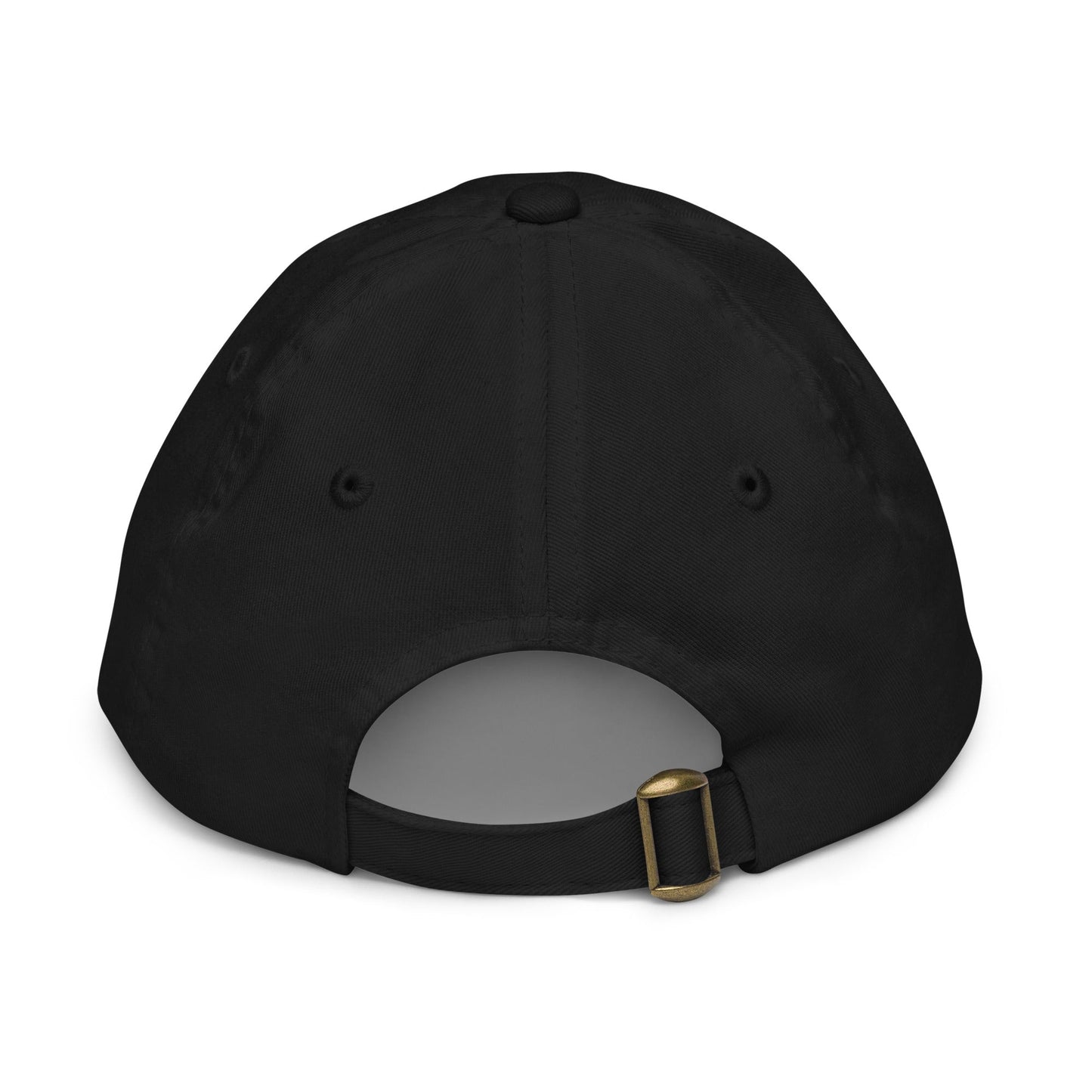 Back of adjustable youth baseball cap