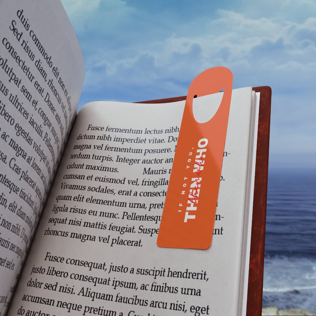 The Bookmark - Orange - The Then Who Brand Shop