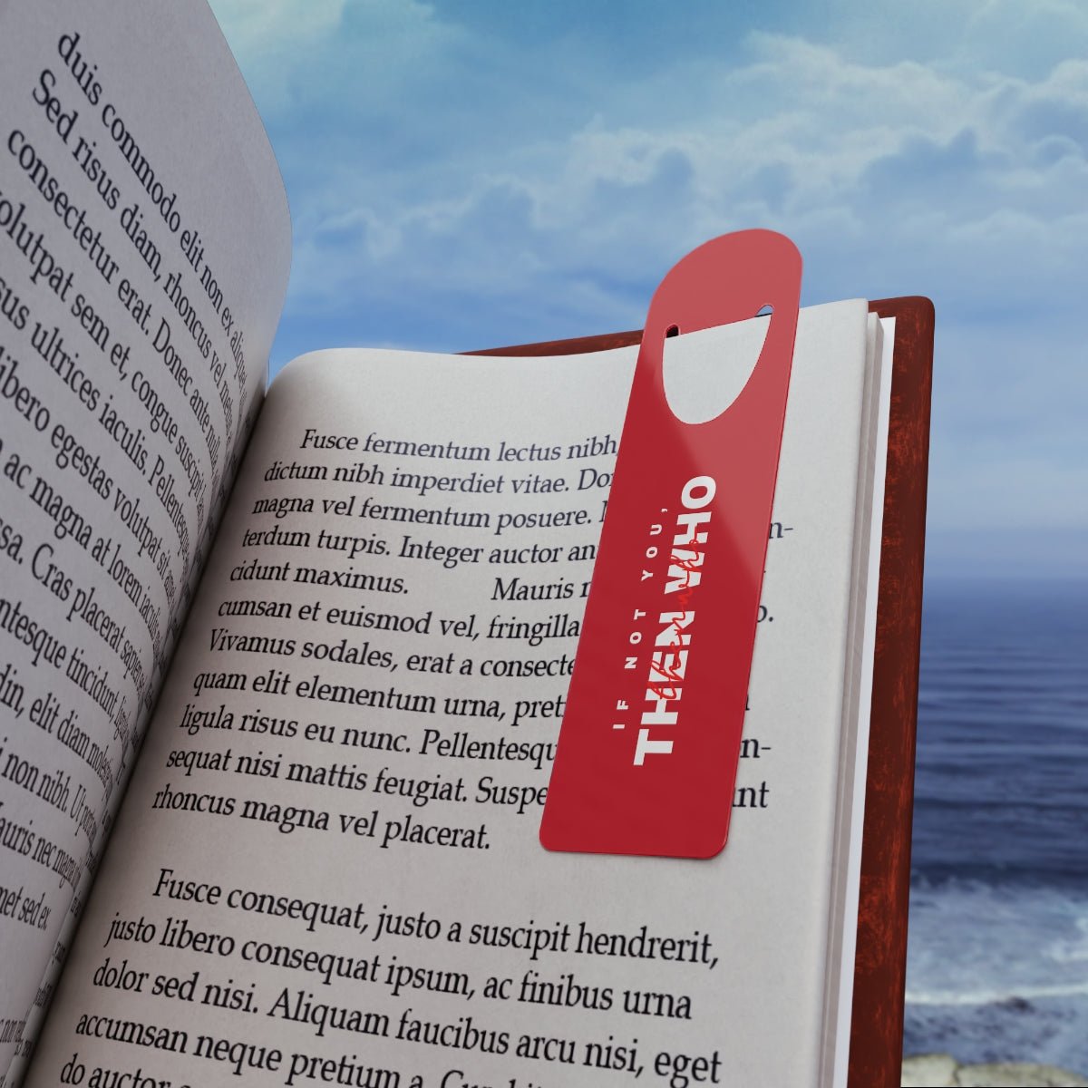 The Bookmark - Red - The Then Who Brand Shop