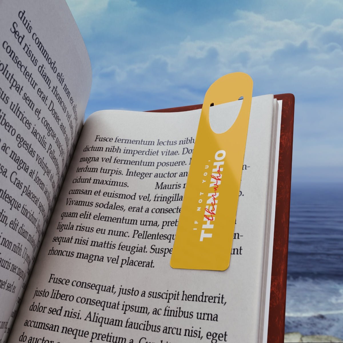 The Bookmark - Yellow - The Then Who Brand Shop