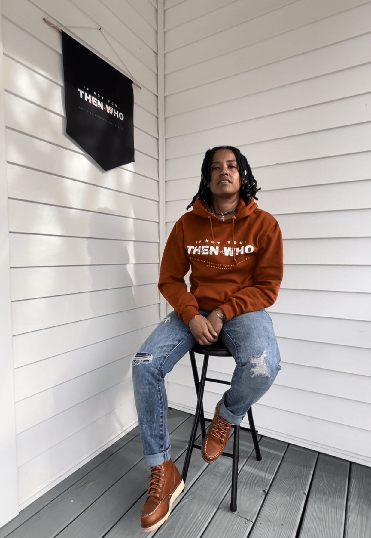 The Launch Hoodie - Texas Orange - The Then Who Brand Shop