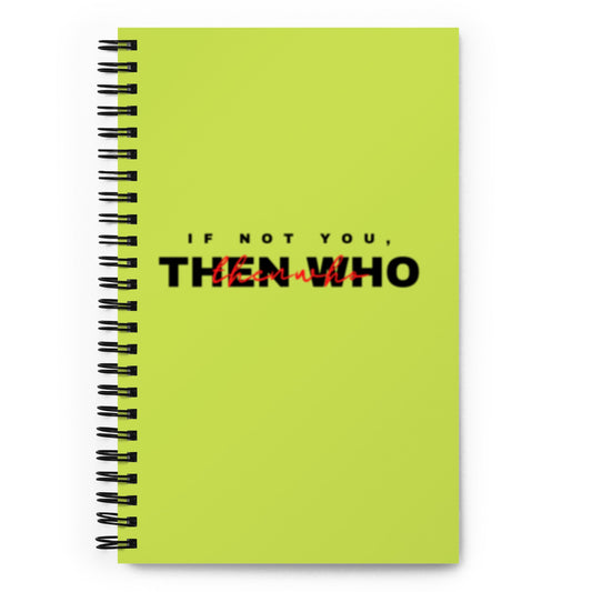 The Notebook - Neon Green - The Then Who Brand Shop