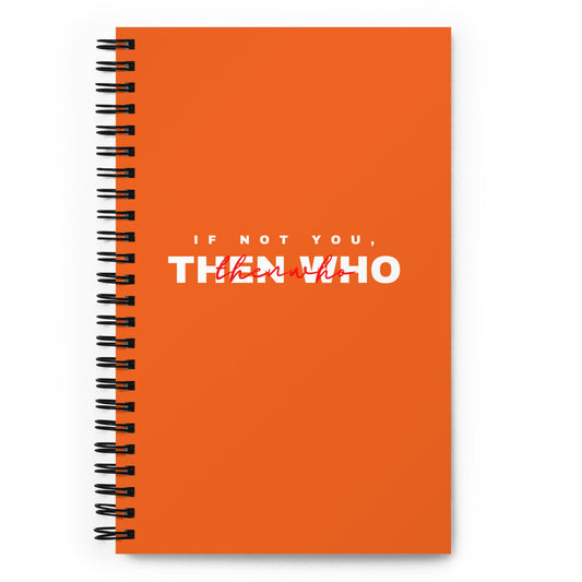 The Notebook - Orange - The Then Who Brand Shop