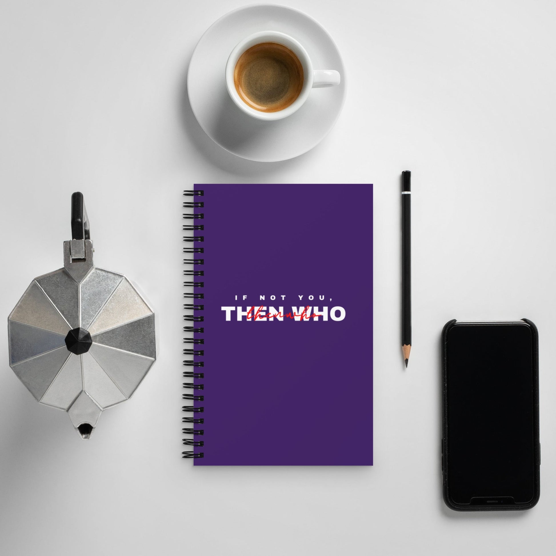 The Notebook - Purple - The Then Who Brand Shop